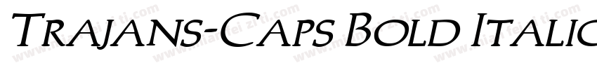 Trajans-Caps Bold Italic字体转换